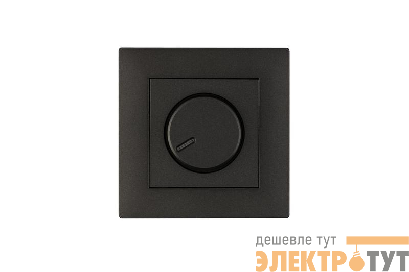 Розетка 1-м Karea RIZZ STAR без заземл. дым. металлик Makel 88050022