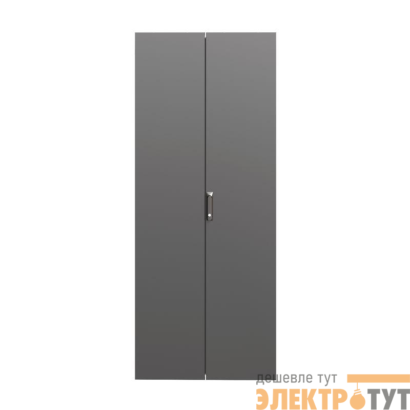 Дверь двойная сплошная IT-CQE 2000х800 RAL9005 DKC RBITCPED2080