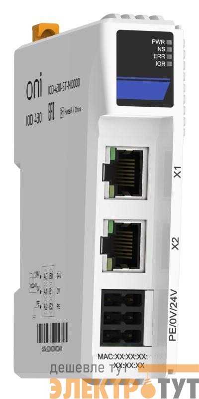 Набор модулей Modbus TCP IOD 430 ONI IOD-430-ST-MI0000