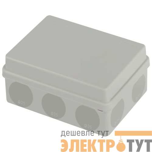 Коробка распаячная 150х110х70мм двухкомпонентн. HF стойкая к УФ прямой монтаж IP67 сер. KOR-150-110-70-11g-2MP Эра Б0060292