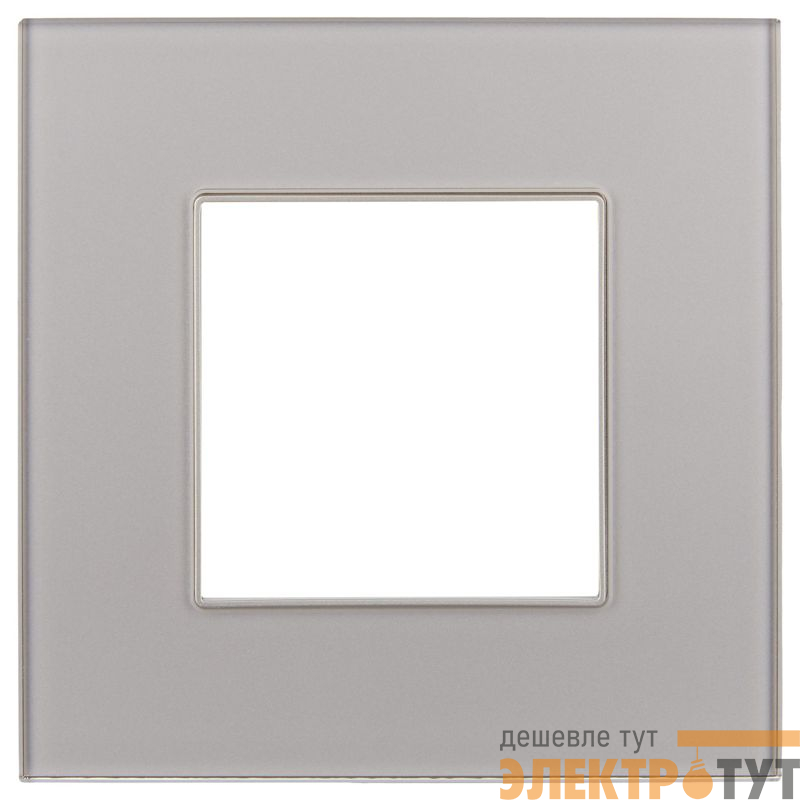 Рамка 1-м SKANDY SK-F21Sh стекло шампань IEK SK-M12-G-K37