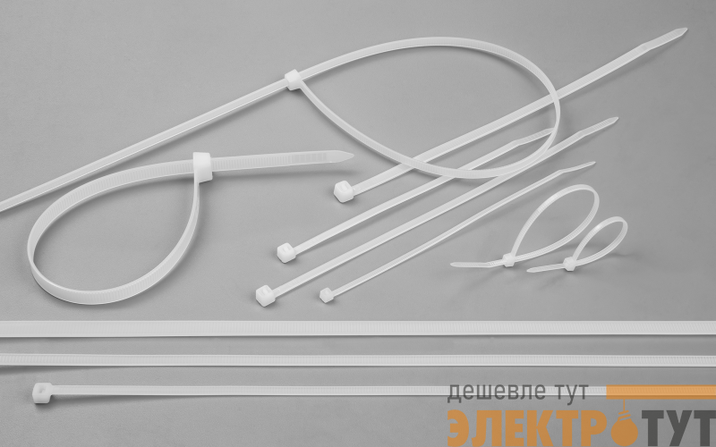 Хомут 90 309 OCT-076-500-100-WH (уп.100шт) ОНЛАЙТ 90309