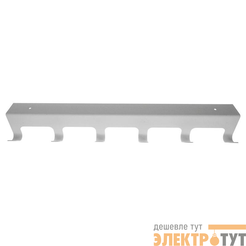 Вешалка навесная на дверь 6 крючков бел. Rexant 38-0644