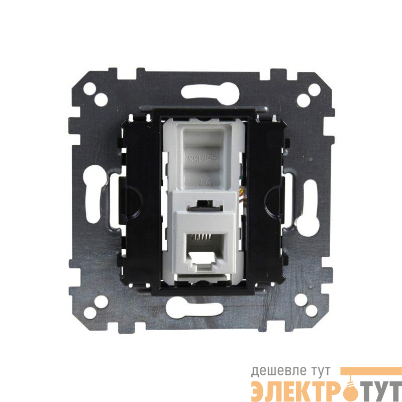 Механизм розетки телеф. СП Merten с 6-конт. разъемом RJ12 SchE MTN463500
