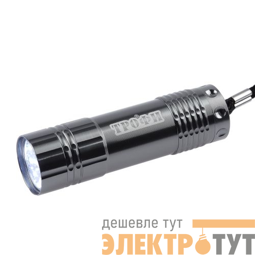Фонарь ручной TM9 9LED алюм. элементы питания 3хAAA (не в компл.) (картон. упак.) Трофи Б0002225