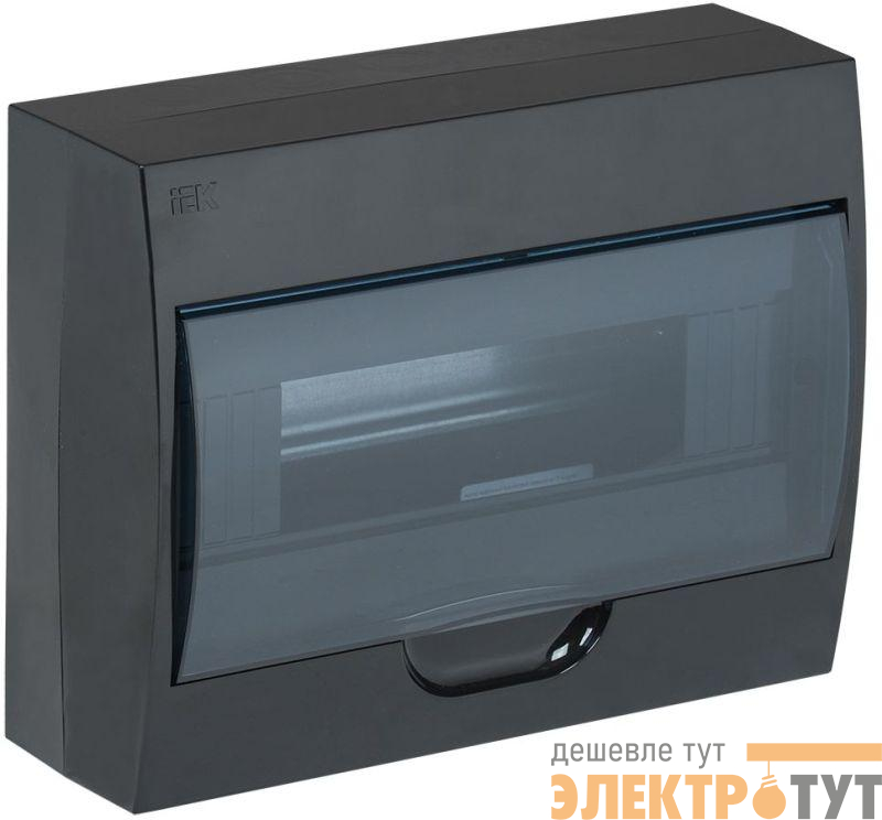 Корпус навесной ЩРН-П-12 Krepta 3 IP41 пластик. черн. IEK MKP12-N-12-41-K02