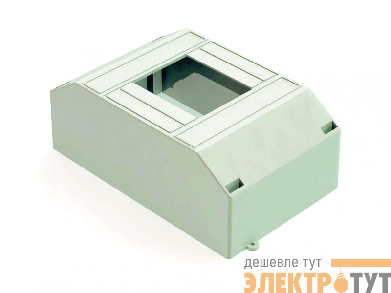 Корпус навесной ЩРН-П-2/4 12.5х7.8х5.8 2-4мод. IP30 пластик. бел. DEKraft 31031DEK