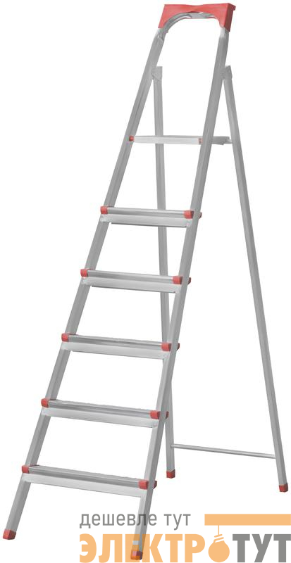 Лестница-стремянка 6 ступ. 7.65кг сталь FIT 65334