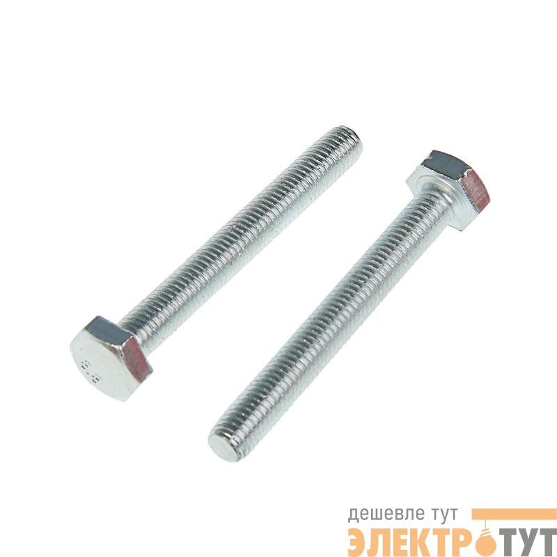 Болт с шестигранной головкой М10х80 DIN 933 оцинк. (уп.2шт) Tech-Krep/Zitar 126523