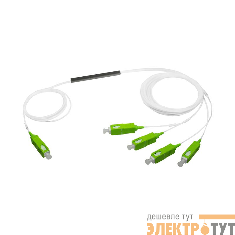 Сплиттер PLC 1х8 0.9мм гильза SC/APC SUPRLAN 09-0416
