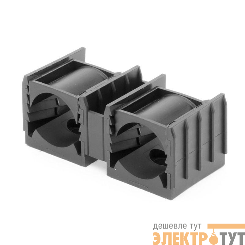 Держатель для труб (клипса) d12-28мм Angara с защелкой для крышек 40; 90мм DKC AIR00002