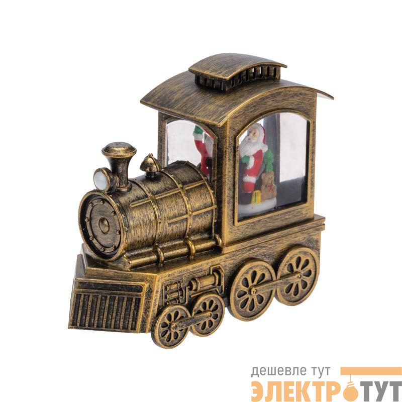 Фонарь декоративный "Паровоз" с эффектом снегопада и подсветкой Neon-Night 501-166