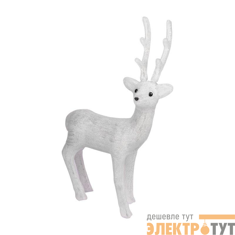 Фигура светодиодная акриловая "Снежный олень" 100см 380LED 6Вт IP65 трансф. в компл. Neon-Night 513-307
