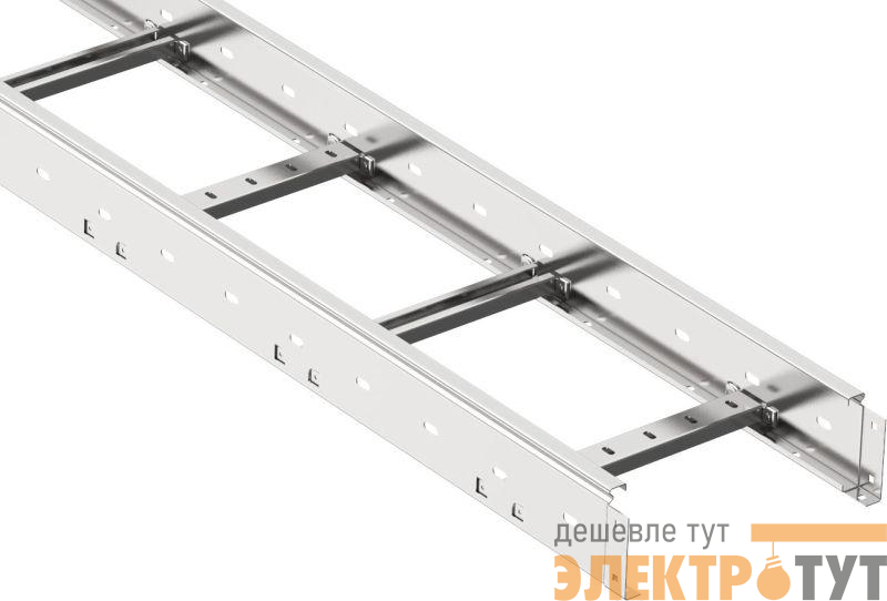 Лоток лестничный 80х200 L3000 сталь 1.0мм LESTA IEK CLM40-080-200-3-100
