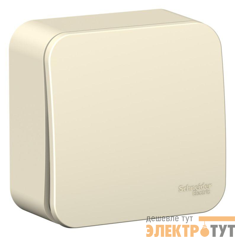 Переключатель проходной 1-кл. ОП Blanca 10А IP20 (сх. 6) 250В с изолир. пластиной молочн. SE BLNVA106012