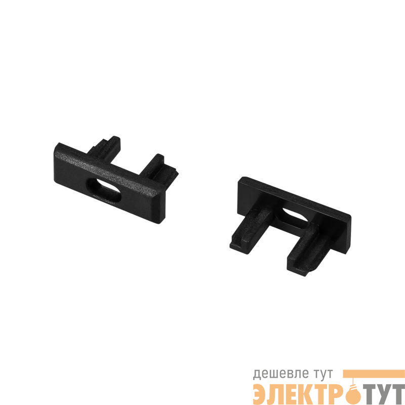 Заглушка для MIC-M с отверстием пластик черн. (уп.2шт) Arlight 044539