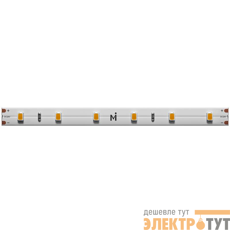 Лента светодиодная 24В 2835 9.6Вт/м 3000К IP20 (уп.5м) Maytoni 201177