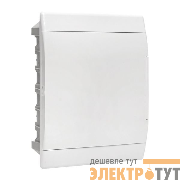 Щит ЩРВ-П-24 IP41 бел. дверца (пром. упак.) Basic EKF pb-v-24w-bas