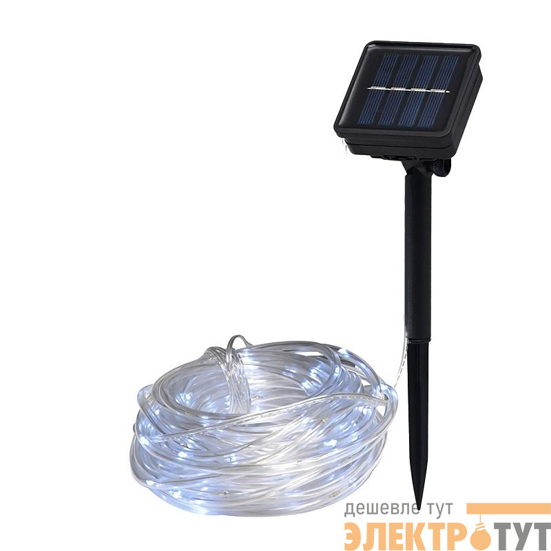 Светильник светодиодный садовый SLR-G06-100W 100LED дюралайт (заменяемый Ni-MH 500мА.ч аккумулятор) бел. ФАZА 5060098