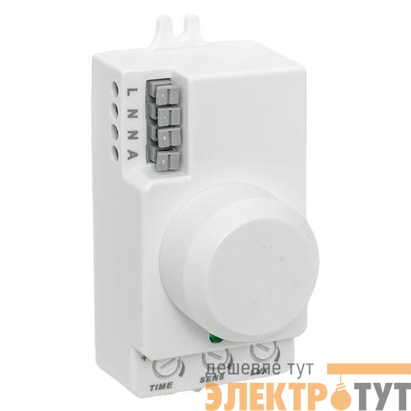 Датчик движения микроволновый MW-700 1200Вт 360град. до 10м IP20 бел. PROxima EKF dd-mw-700