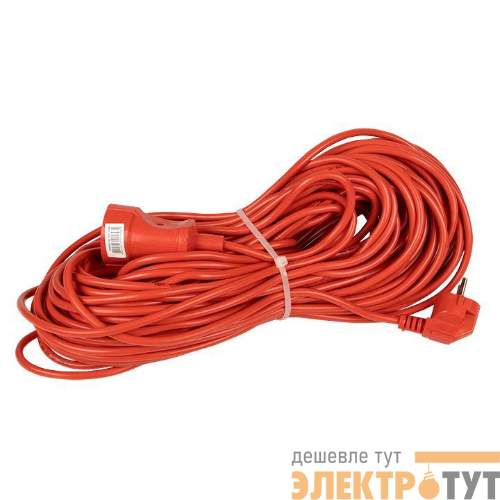 Удлинитель 1х40м с заземл. 16А "Зевс 2.0" 3.5кВт ПВС 3х1 PROxima EKF USB02-16-310-1-40
