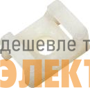 Площадка под хомуты с монтажным отверстием PCP-S 22х16-100WH PA6.6 бел. (уп.100шт) Jazzway 5055186