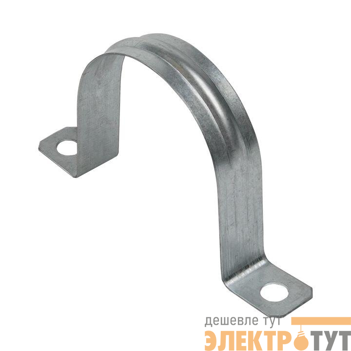 Скоба крепежная двухлапковая d60-63мм метал. EKF sm-2-60-63