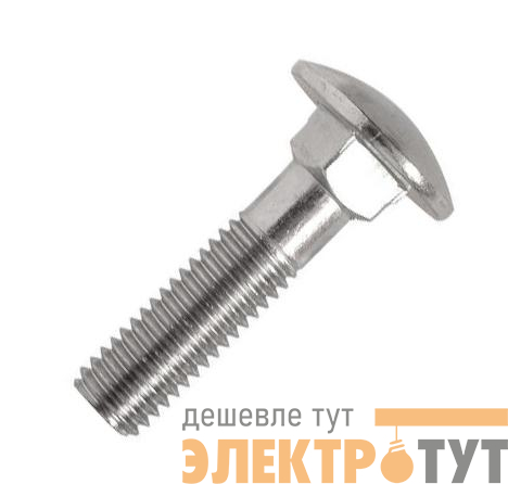 Болт с квадратным подголовником М8х60 DIN 603 (уп.3шт) Tech-Krep/Zitar 143764