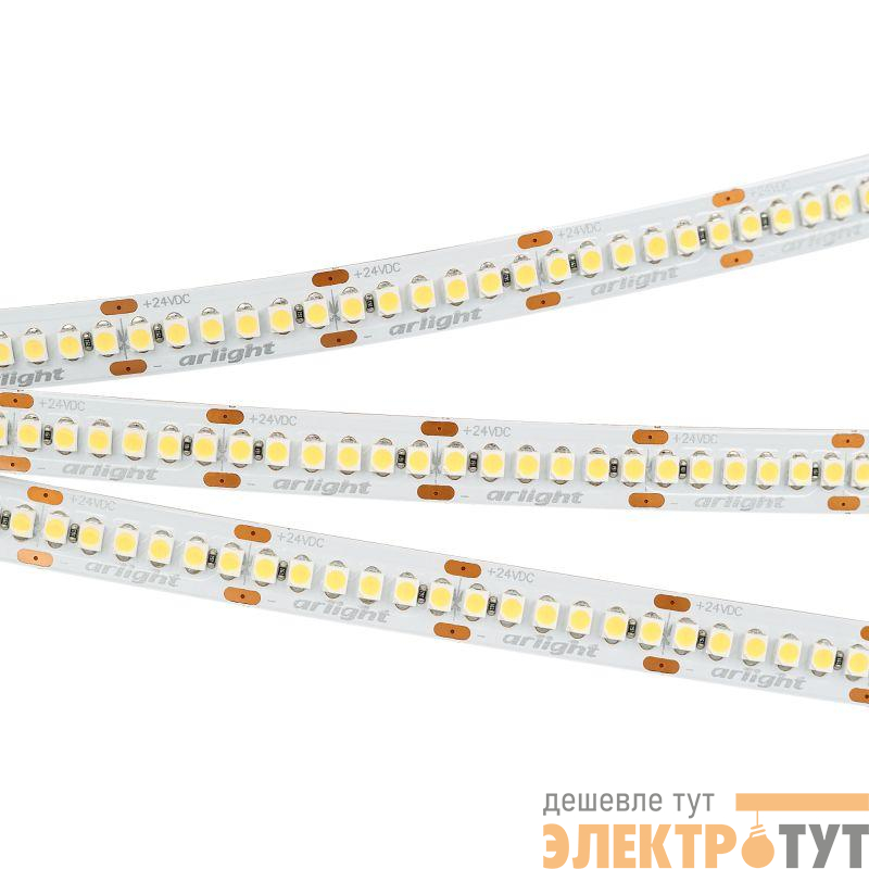 Лента светодиодная RT-A240-10mm 24V Cool 8000К 19.2Вт/м IP20 3528 (уп.5м) Arlight 018728(2)