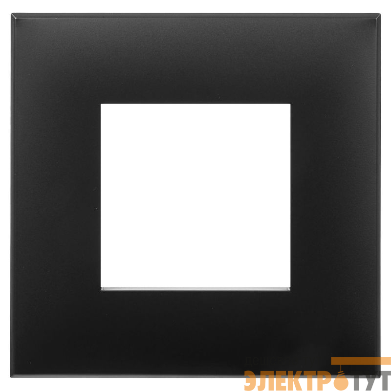 Рамка 1-м 2мод. Avanti "Черный матовый" DKC 4412902