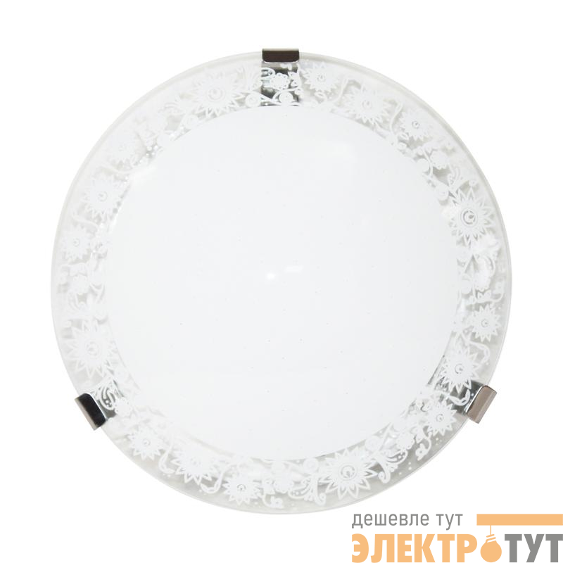 Светильник "Полюшко" 250 НПБ 01-60-130 М15 клипса штамп металлик (ИМ) настенно-потолочный прозр. Элетех 1005404767