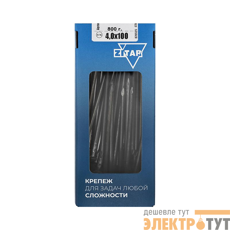 Гвоздь строительный 4х100 (уп.800г) Tech-Krep/Zitar 102008