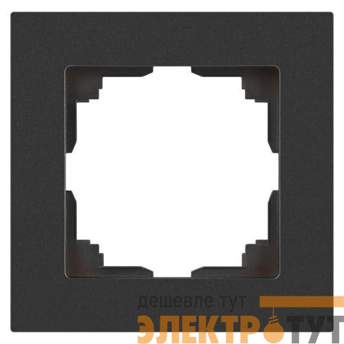 Рамка 1-м СП Accent 6-501-07 графит Intro Б0063756