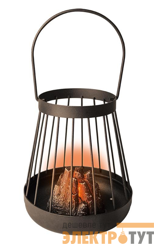 Светильник светодиодный "Камин" FL-H17 IP20 175х151х151мм подвесной элементы питания 3хAAA (не в компл.) ФАZА 5030848