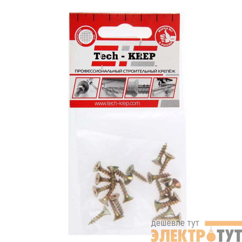 Саморез ШУж с потайн. головкой 4.0х16 (уп.25шт) Zitar 102488