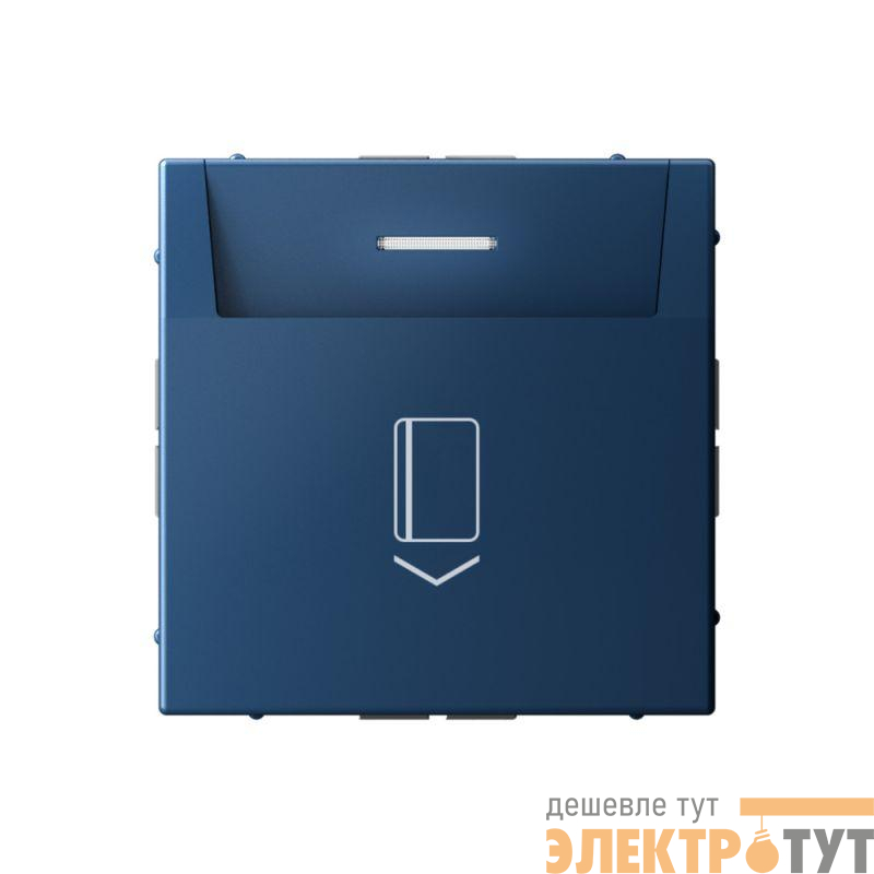 Выключатель карточный ArtGallery 10А без задержки времени быстрозажим. клем. аквамарин SE GAL001114S