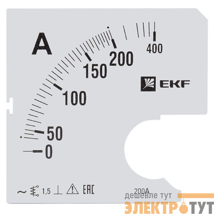 Шкала сменная для A961 200/5А-1.5 PROxima EKF s-a961-200