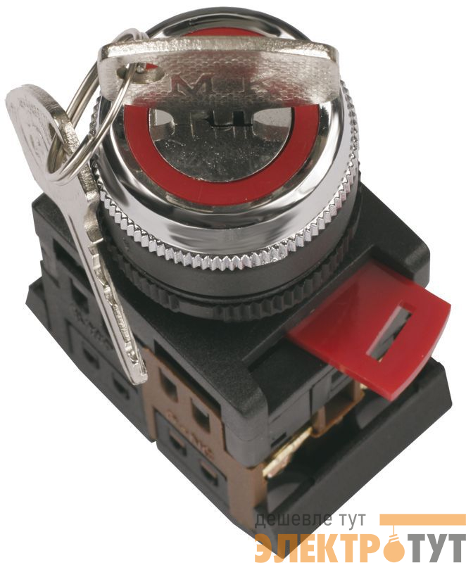 Переключатель АKS-22 с ключом на 2 полож. I-O 1НО+1НЗ GENERICA BSW10-AKS-2-K02