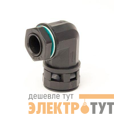 Комплект монтажный муфта 90град. труба-коробка DN 23мм М25х1.5 полиамид черн. DKC PACN23M25N