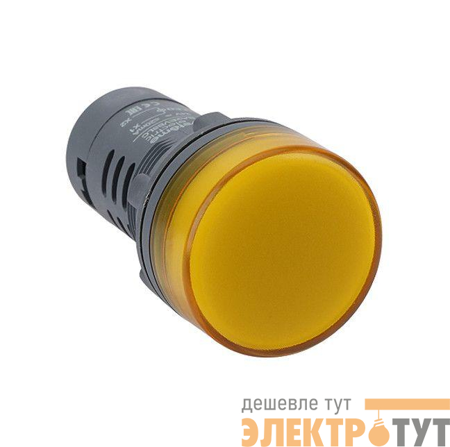 Лампа светосигнальная SB7 d22мм 24В DC желт. моноблочная SE SB7EV08BP