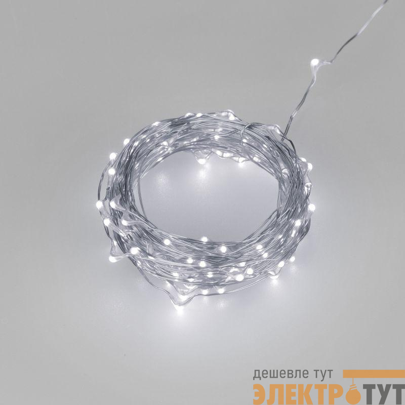Гирлянда светодиодная ARD-DEW-HOME-10000-CLEAR-100LED-LIVE White6000 5V USB ПДУ IP20 Ardecoled 048709