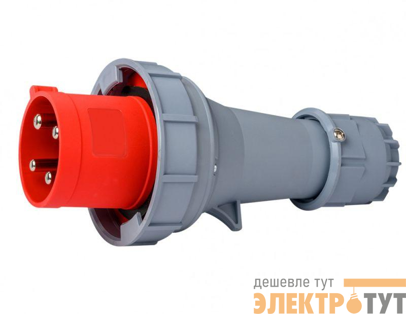 Вилка переносная 3Р+РЕ 125А 380В IP67 ВП-103 DEKraft 26113DEK