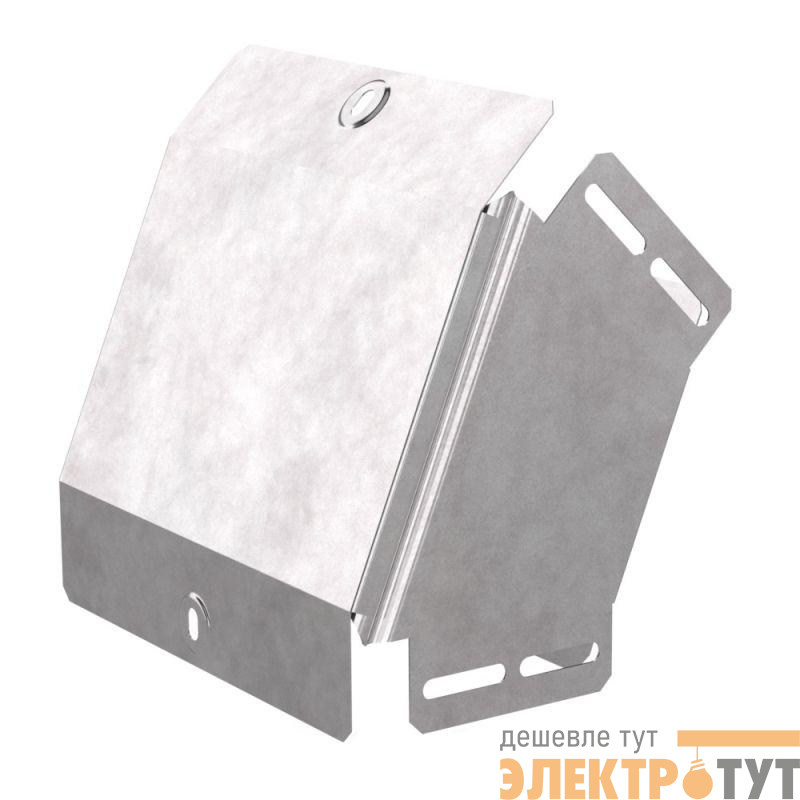 Угол вертикальный внешн. 45град. 200х100 0.7мм с крышкой Стандарт Промрукав PR16.0454