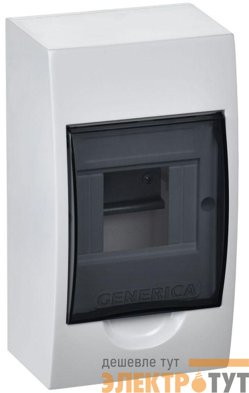 Бокс ЩРН-П-4 мод. навесной пластик IP41 GENERICA IEK MKP12-N-04-41-G