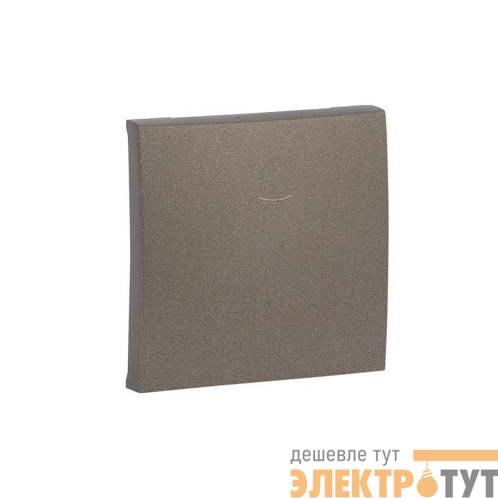 Панель лицевая Валенсия для кнопки звонка 10А графит PROxima EKF ESV10-L-026-60
