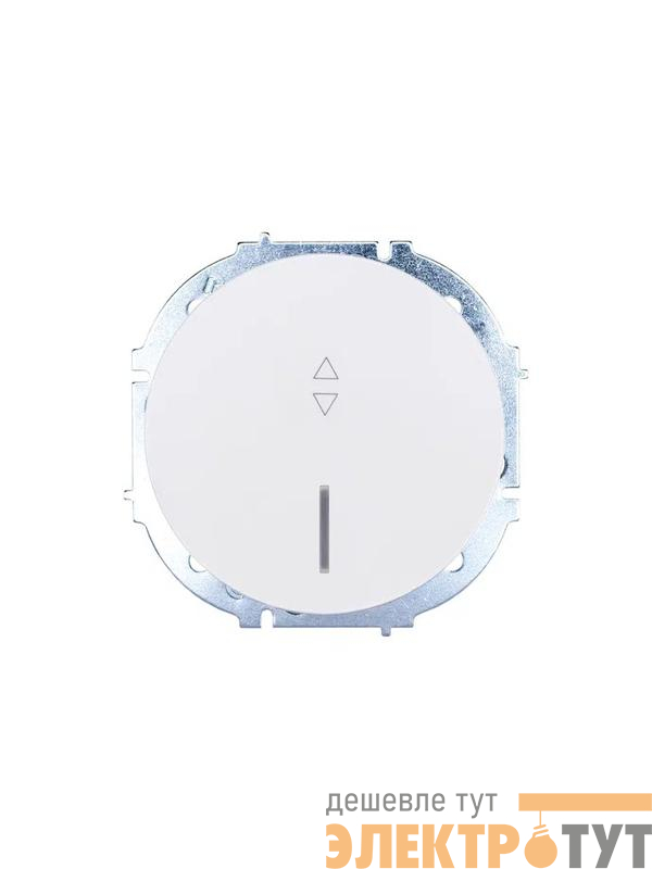 Выключатель проходной 1-кл. СП OSEN 10А IP20 с подсветкой механизм бел. LEZARD 743-0288-114