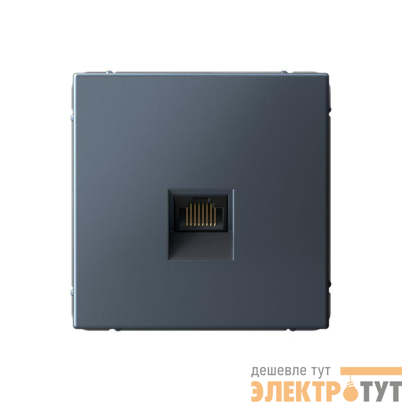 Розетка компьютерная ArtGallery RJ45 кат.6A механизм грифель SE GAL000786