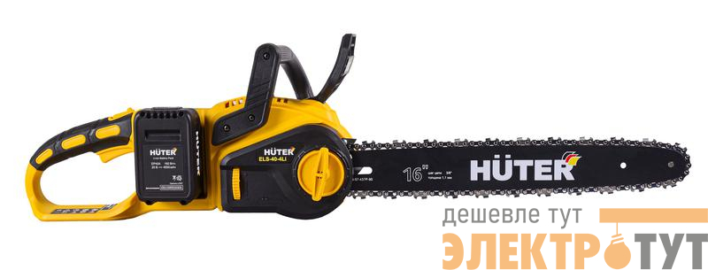 Электропила аккумуляторная ELS-40-4 Li (в комплекте с АКБ и ЗУ) HUTER 70/10/25