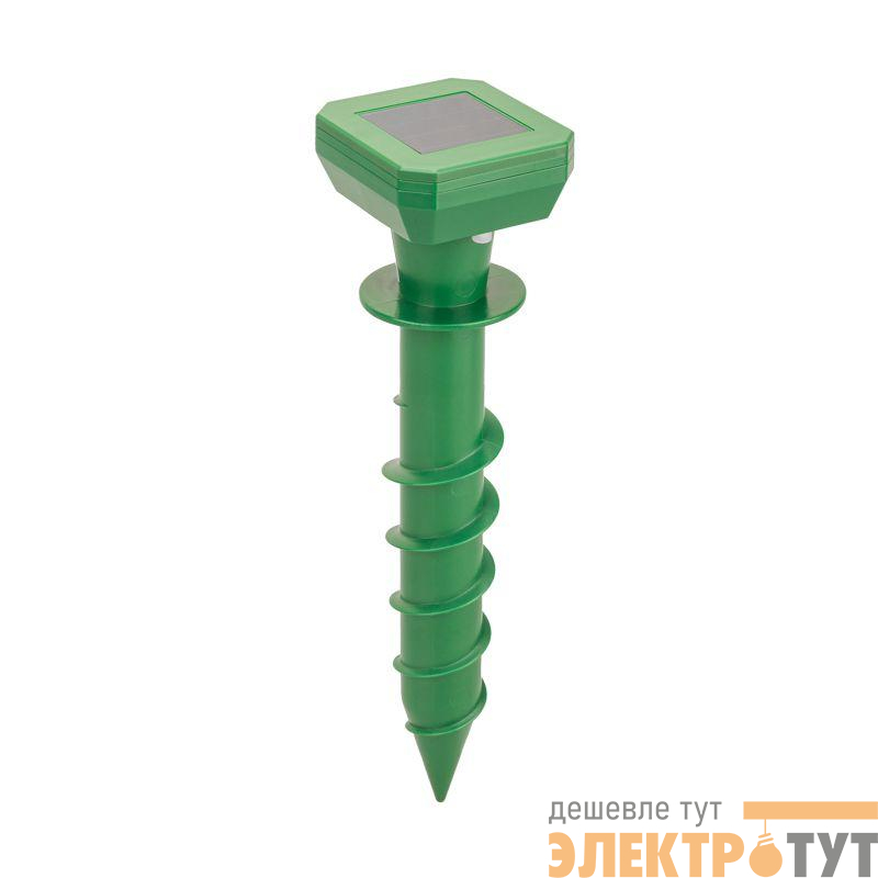 Отпугиватель кротов ультразвуковой R=25м SCREW на солнечн. батарее ЧЕТЫРЕ СЕЗОНА 71-0157-F