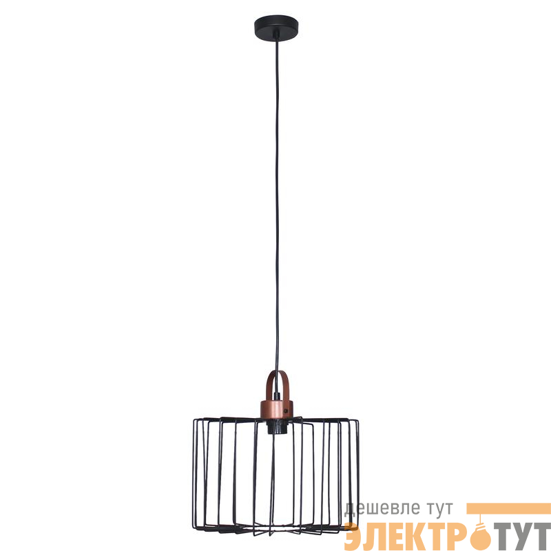 Светильник "Манго" 212 НСБ 01-60-172 Е27 (ИМ) подвесной медь черн. муар Элетех 1005405084